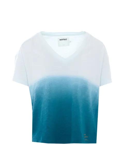 Rozen embroidered T-shirt by NOT SHY