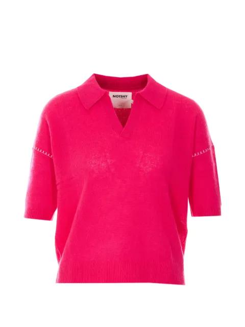 cashmere polo shirt by NOT SHY