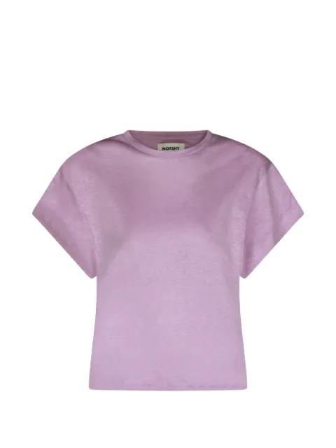 linen T-shirt by NOT SHY