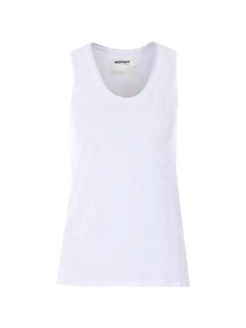 sleeveless crew-neck top by NOT SHY