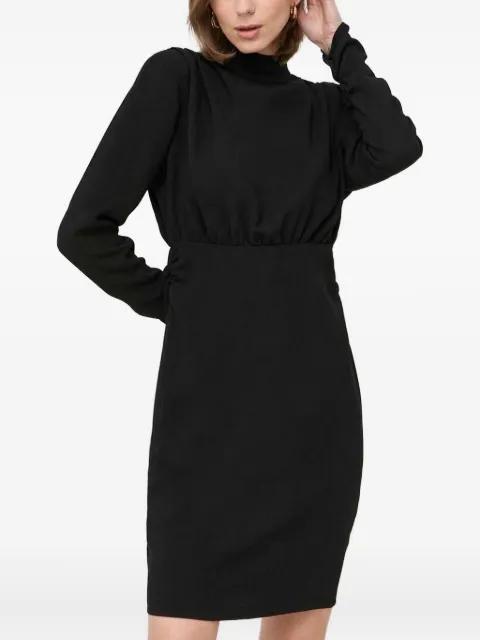 high-neck pleated mini dress by NOTES DU NORD
