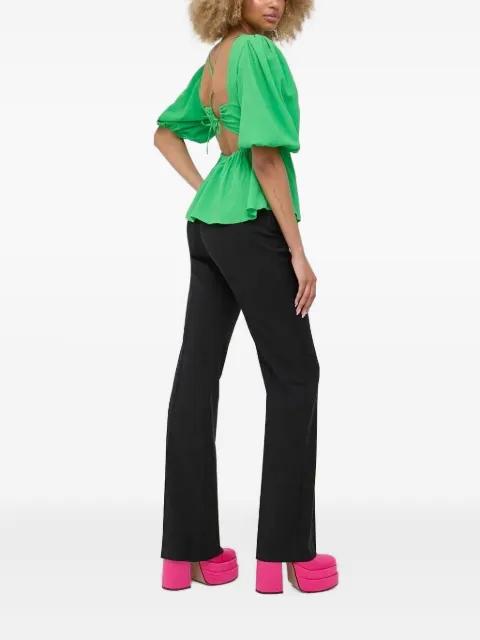 puff-sleeve tie-back top by NOTES DU NORD