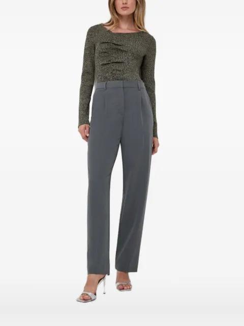 ribbed asymmetric-neck knitwear by NOTES DU NORD