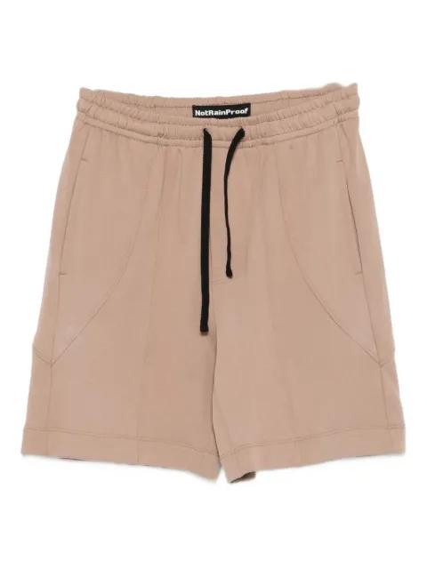 panelled drawstring-waist shorts by NOTRAINPROOF