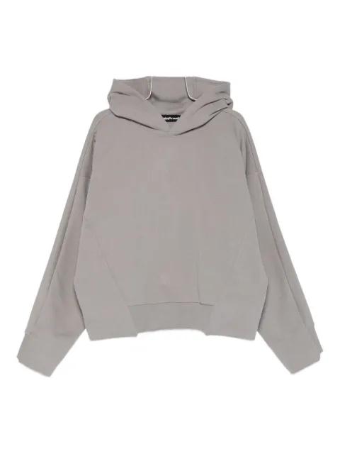 panelled hoodie by NOTRAINPROOF