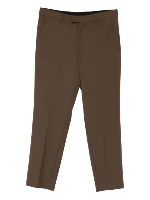 pressed-crease tailored trousers by NOTRAINPROOF