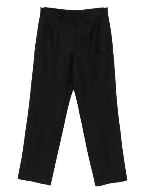 pressed-crease trousers by NOTRAINPROOF