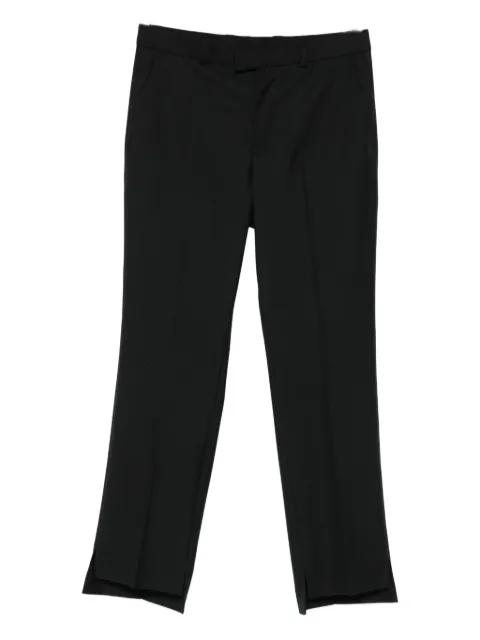 side-slit tailored trousers by NOTRAINPROOF