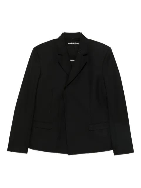 single-breasted blazer by NOTRAINPROOF