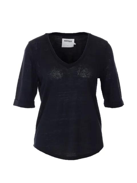 Romana V-neck T-shirt by NOTSHY