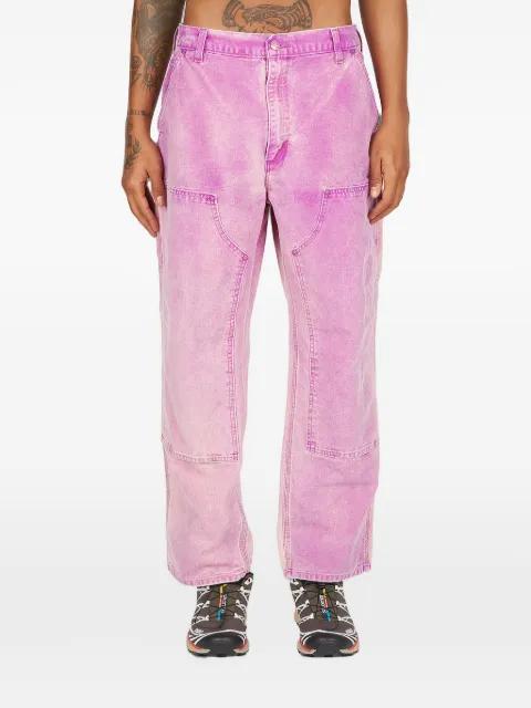 patch washed jeans by NOTSONORMAL