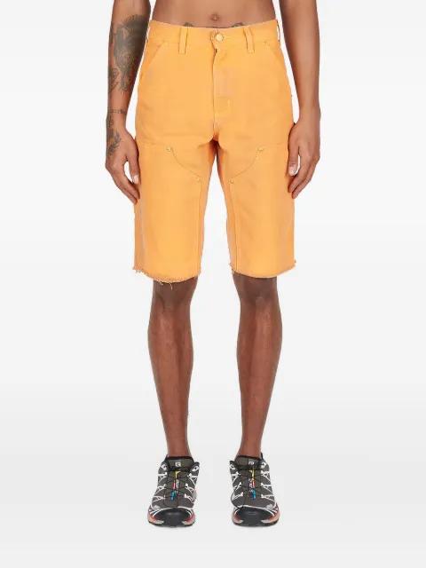 washed denim shorts by NOTSONORMAL