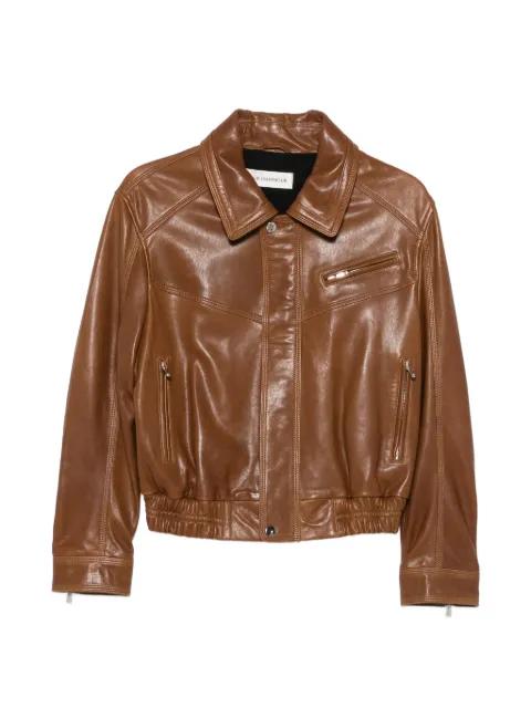 Clint leather jacket by NOUR HAMMOUR