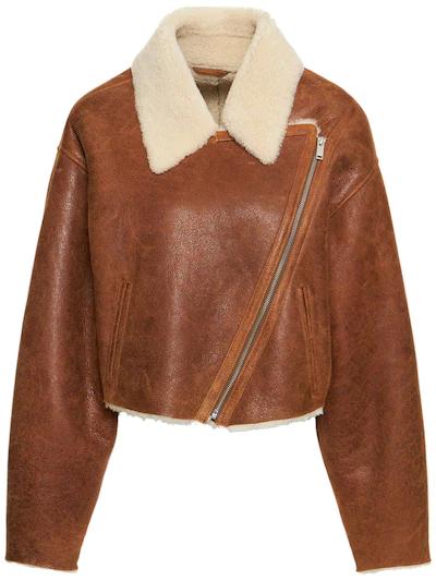 Colorado shearling aviator jacket by NOUR HAMMOUR