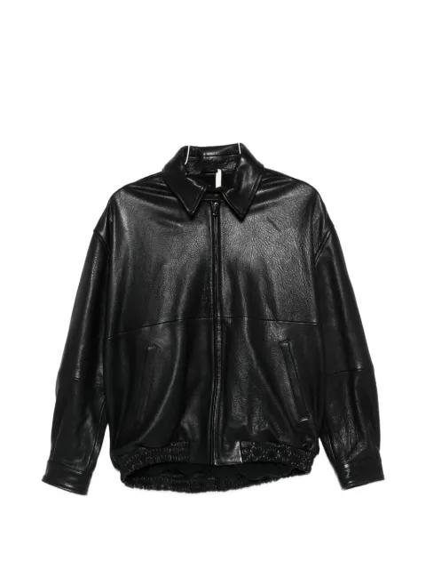 Doran leather jacket by NOUR HAMMOUR