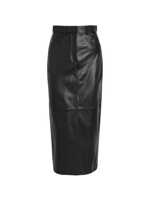Ghalia pocket panelled midi skirt by NOUR HAMMOUR