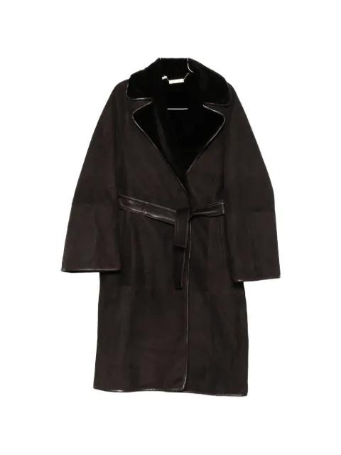 Lourdes double-breasted coat by NOUR HAMMOUR
