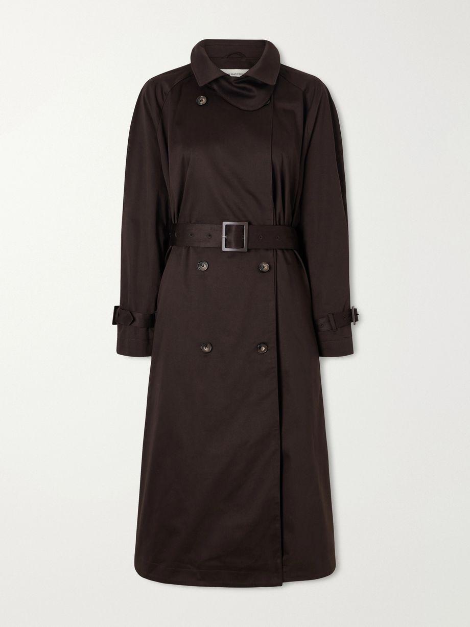 Marchand cotton-blend trench coat by NOUR HAMMOUR