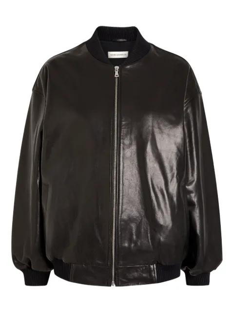 Marley leather bomber jacket by NOUR HAMMOUR