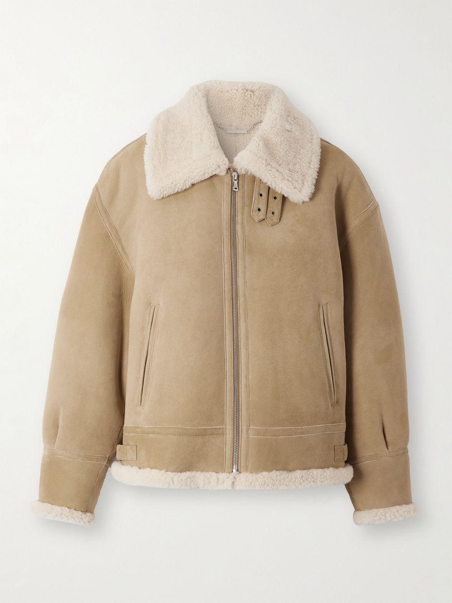 Portia shearling jacket by NOUR HAMMOUR