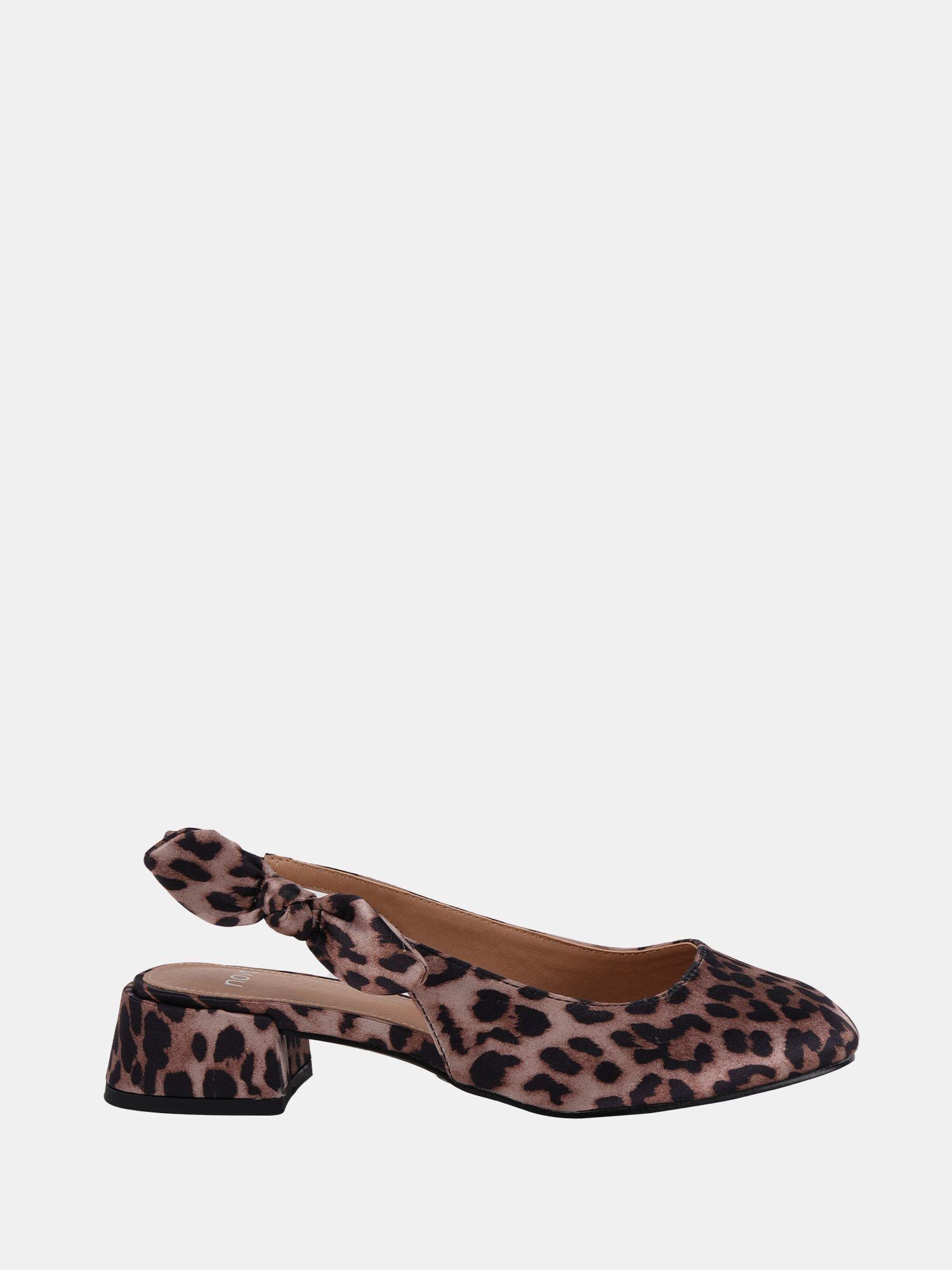 'Claudia' Bow Low Block Slingback by NOVO