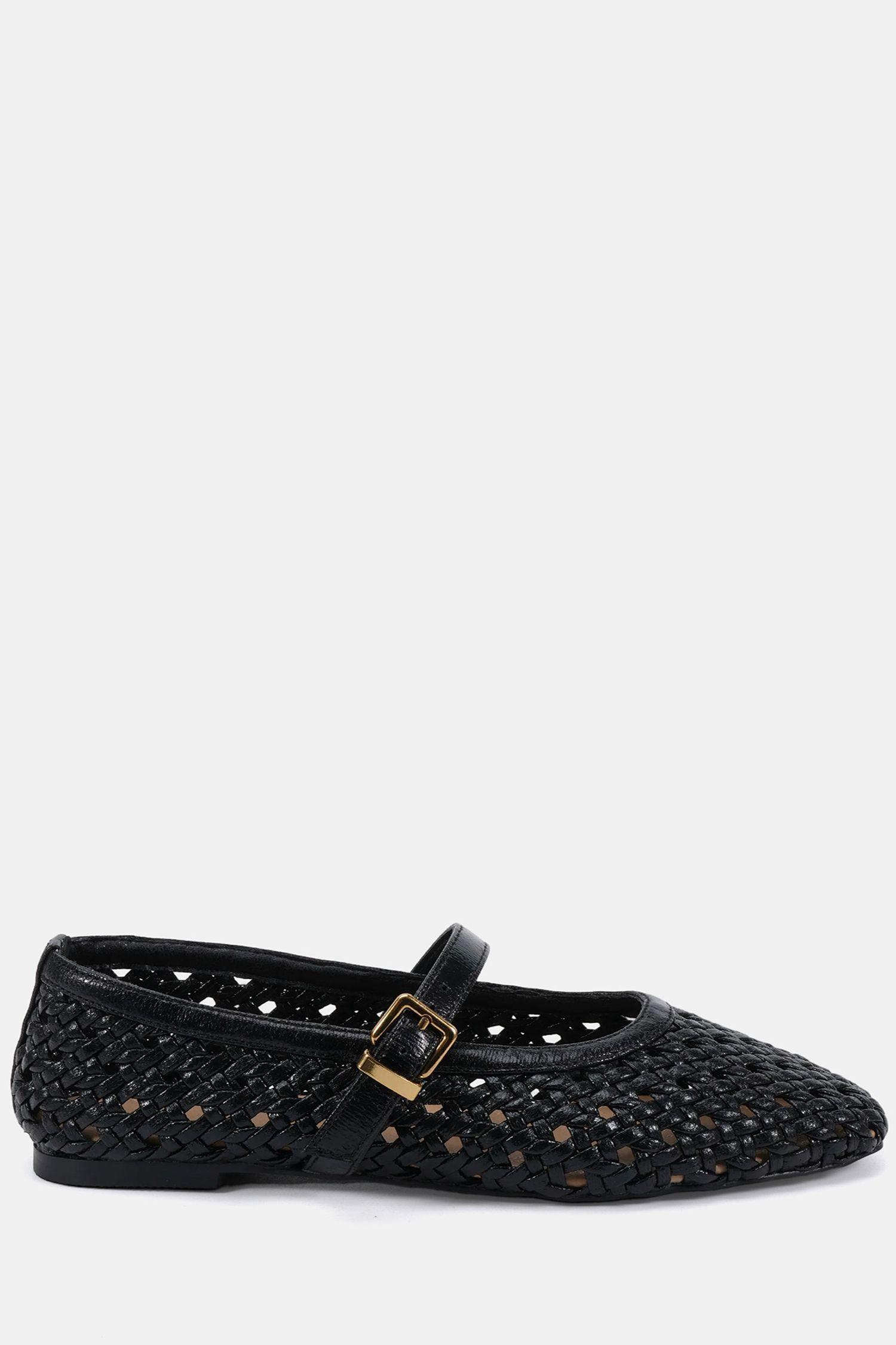 FAYE Woven Mary Jane Flat Shoe by NOVO