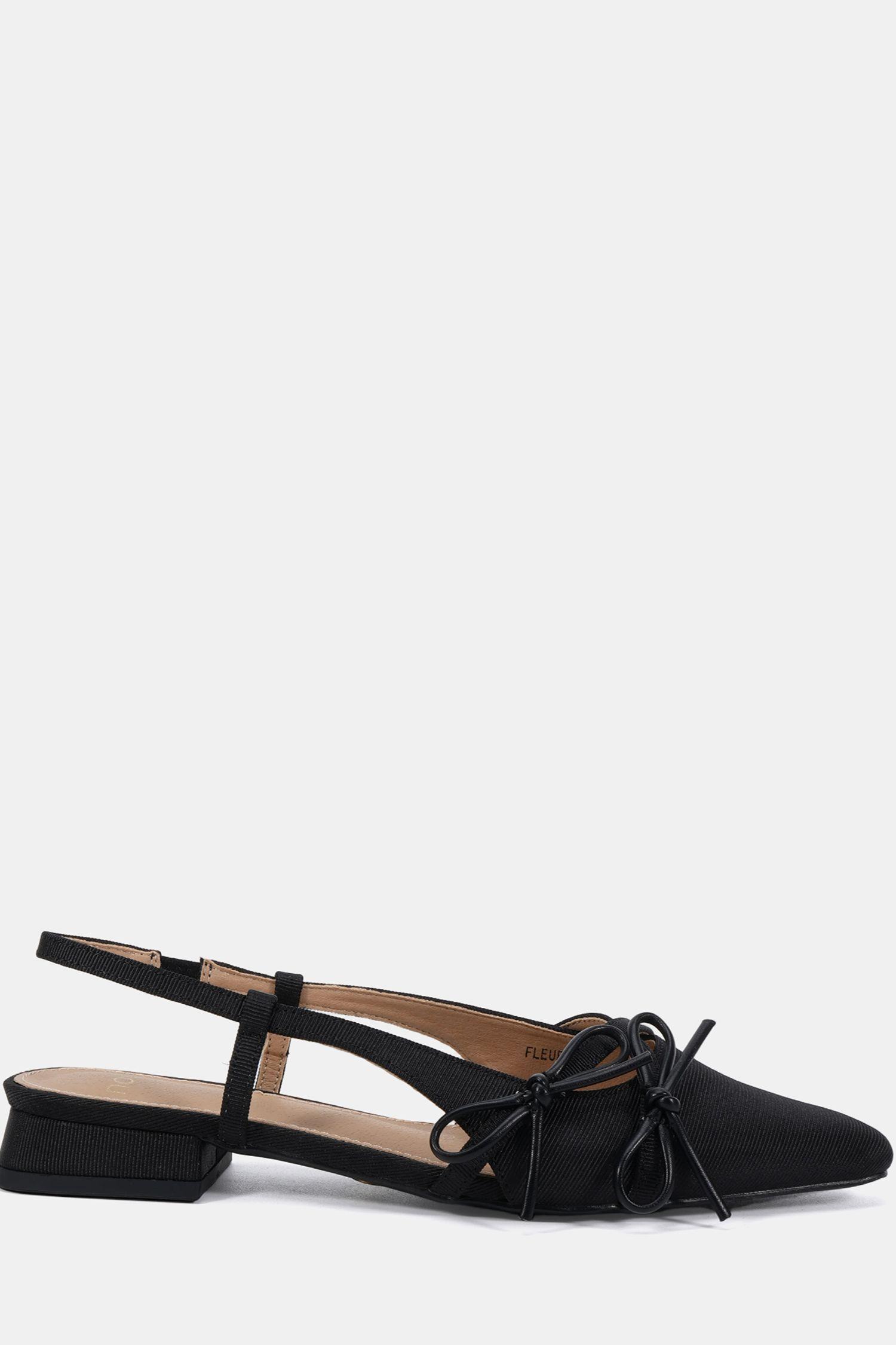 Fleur Point Bow Slingback Flat Shoe by NOVO