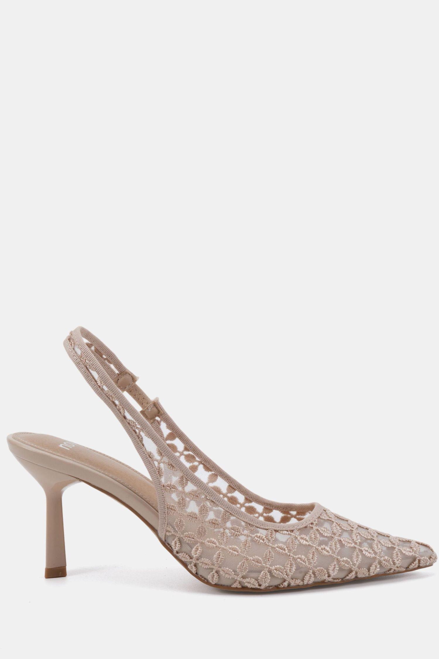 HEAVEN Mesh Detail Slingback Court by NOVO