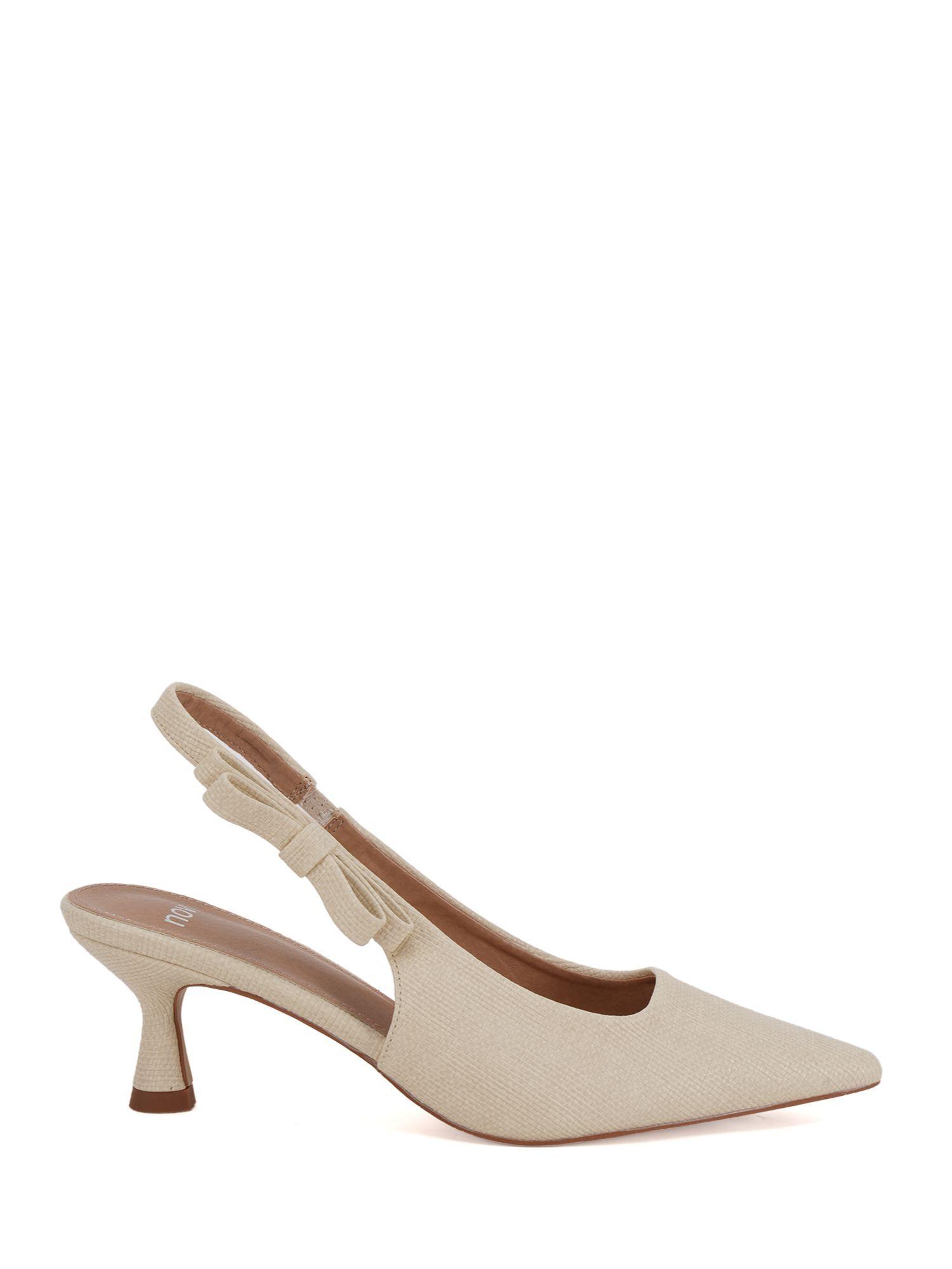 'Indi' Bow Low Heel Point Slingback Court by NOVO
