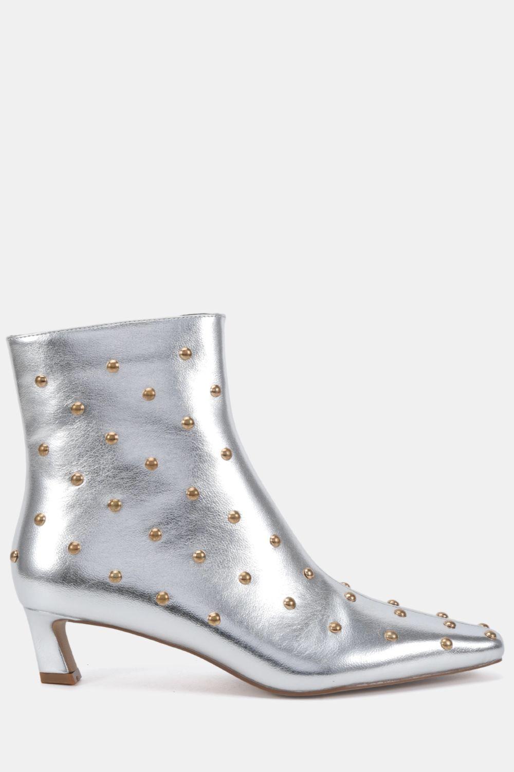 Kiki Studded Low Heel Ankle Boot by NOVO