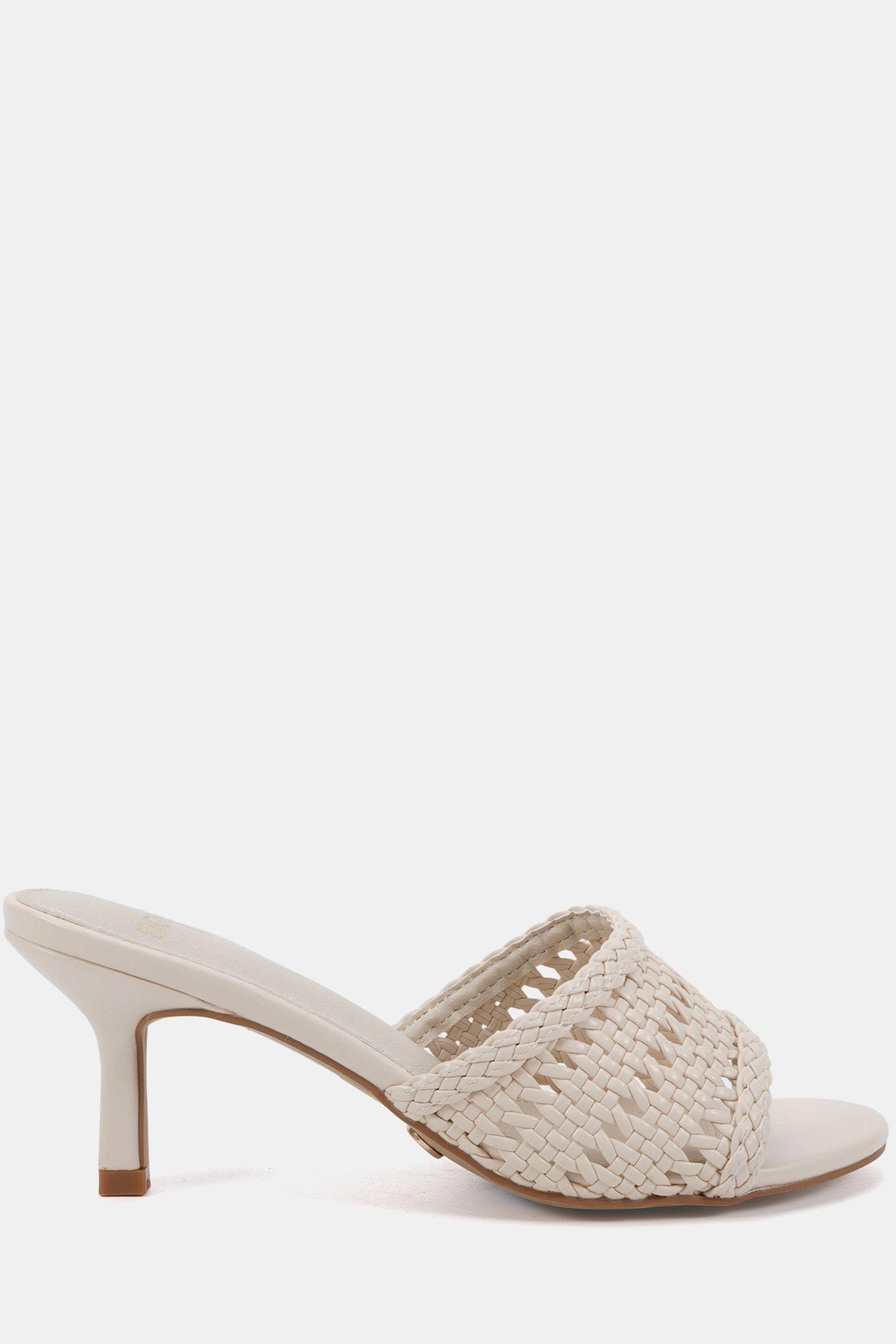 Libby Mid Heel Woven Mule by NOVO