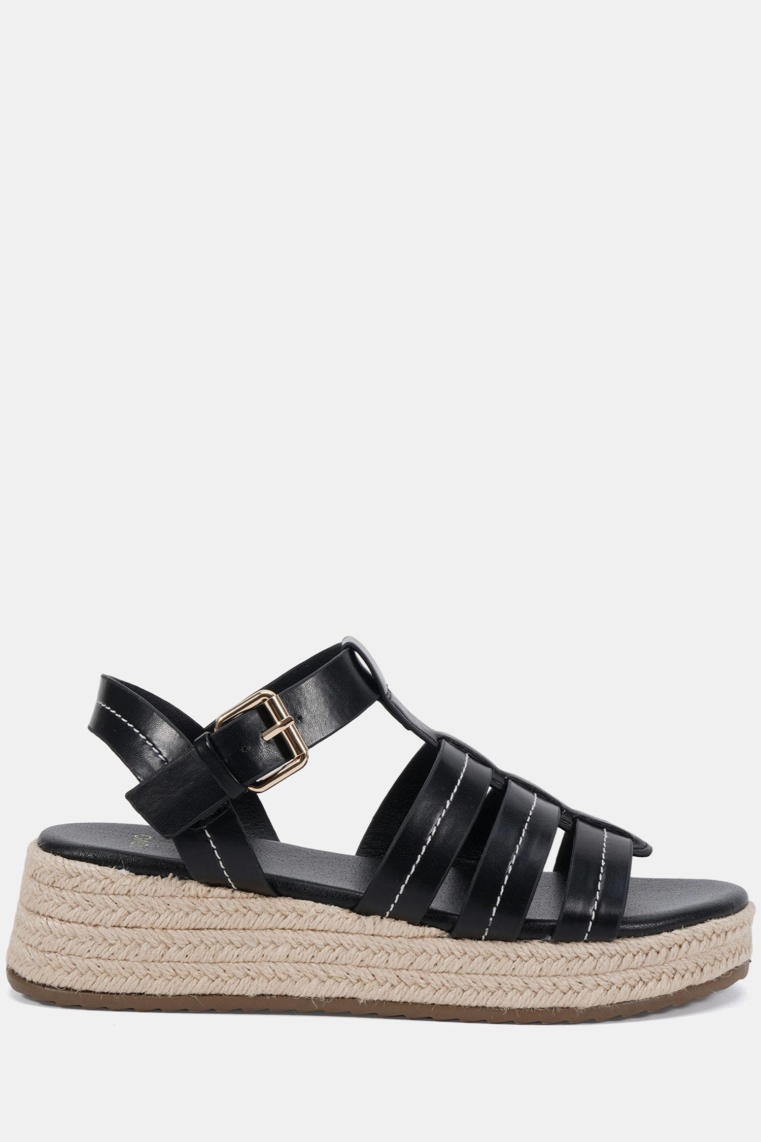 Tallie Espadrille Gladiator T Bar Sandal by NOVO