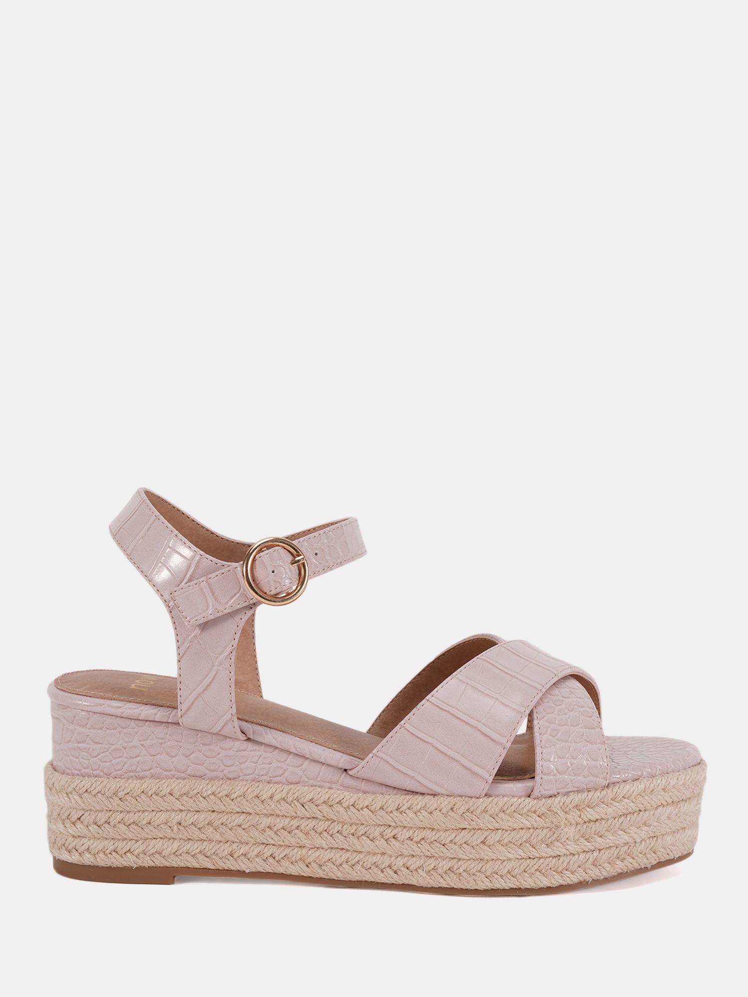 Wide Fit 'Bowen' Mid Espadrille Wedge Sandal by NOVO