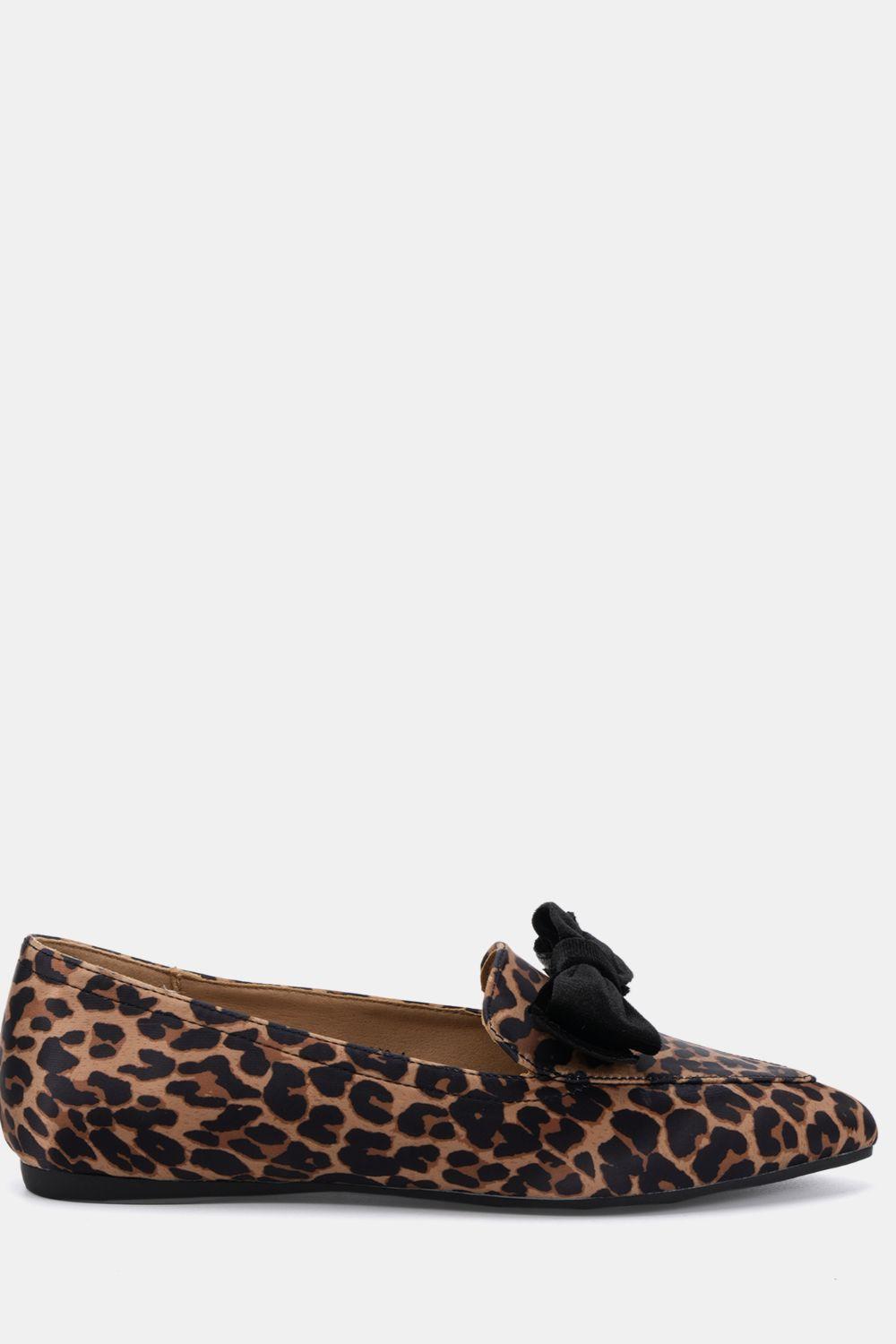 Wide Fit Coco Bow Flat Point Shoe by NOVO