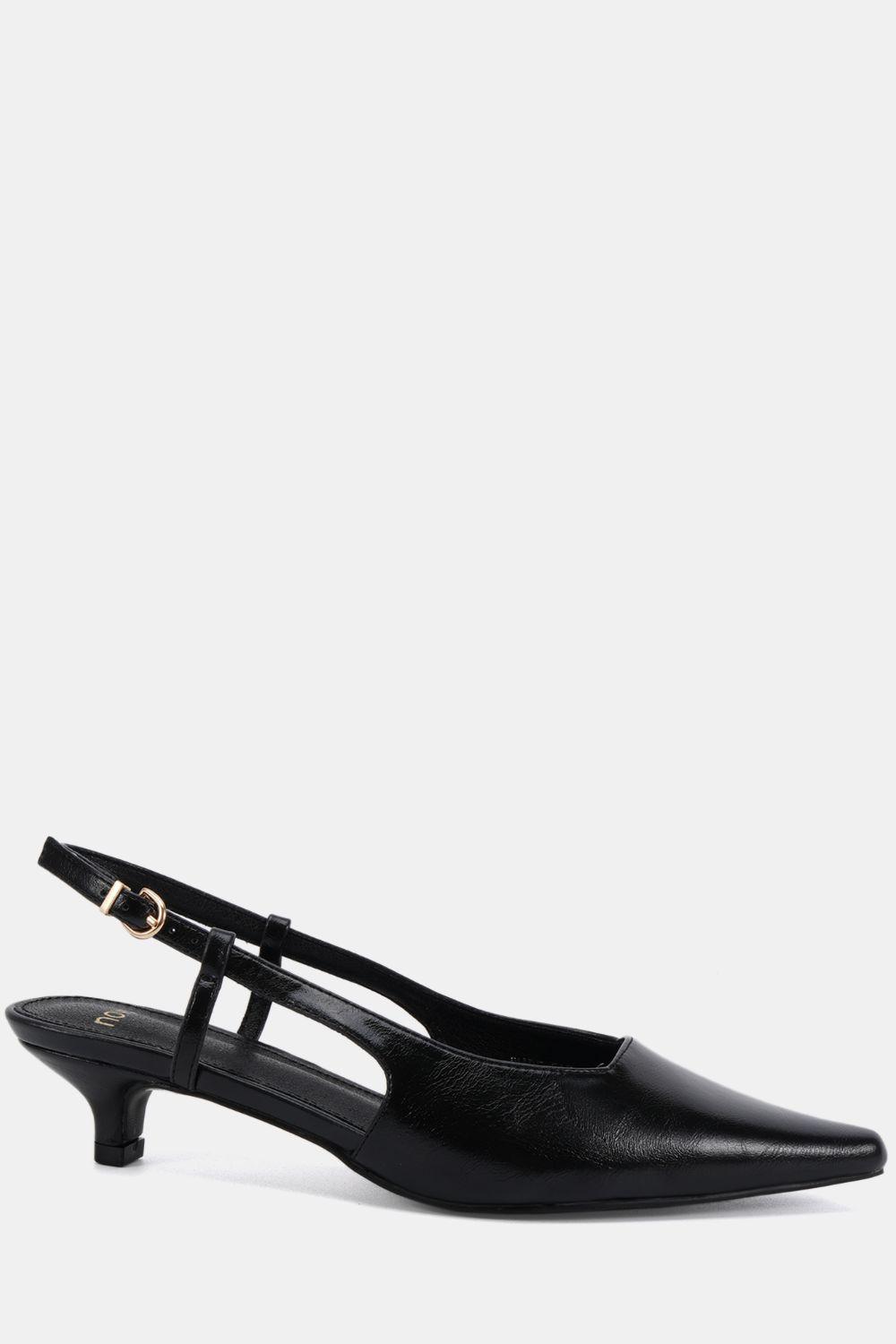 Wide Fit Izzy Low Heel Slingback Point Court by NOVO