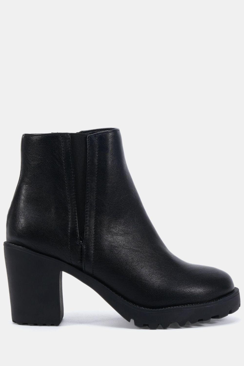Wide Fit Jemma Chelsea Cleated Unit Ankle Boot by NOVO