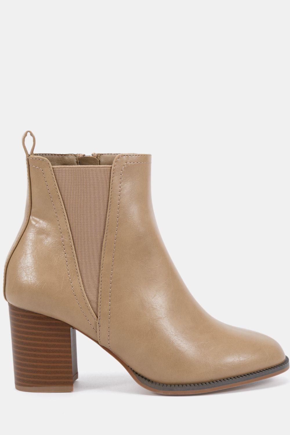 Wide Fit Jessie Block Heel V Chelsea Ankle Boot by NOVO