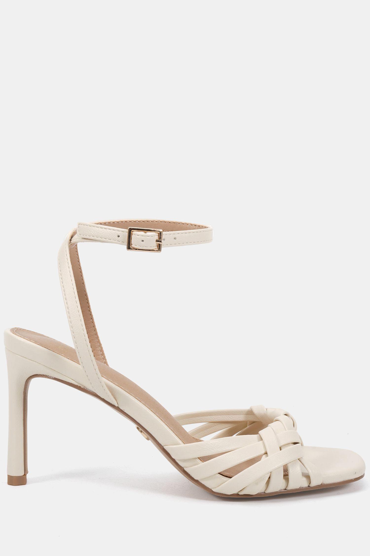 Wide Fit Lily Strappy Two Part Mid Heel Sandal by NOVO