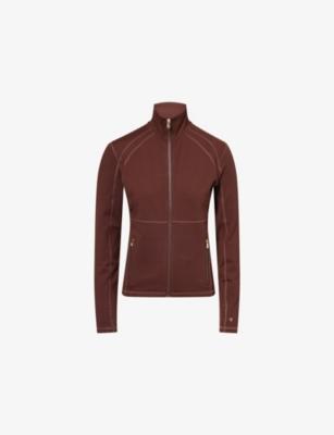 Clayton High-Neck Stretch-Jersey Jacket by NOW YOU LIVE