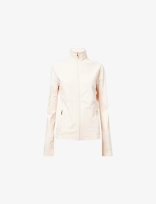 Clayton High-Neck Stretch-Jersey Jacket by NOW YOU LIVE