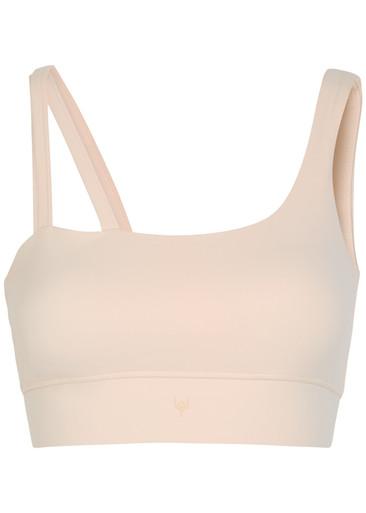Glen stretch-jersey sports bra by NOW YOU LIVE