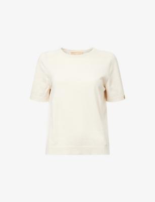 Somerby Knitted Cotton T-Shirt by NOW YOU LIVE