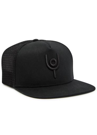 Trucker logo-embroidered twill cap by NOW YOU LIVE