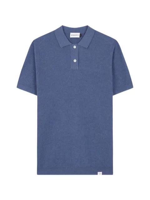 ribbed-knit polo shirt by NOWADAYS