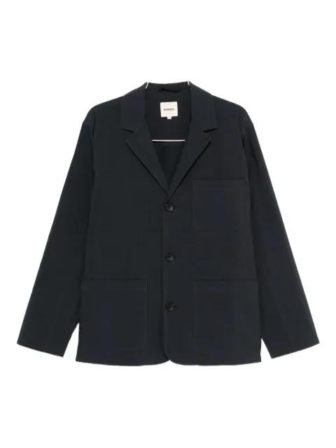 Nairo three-button patch-pocket jacket by NOYOCO