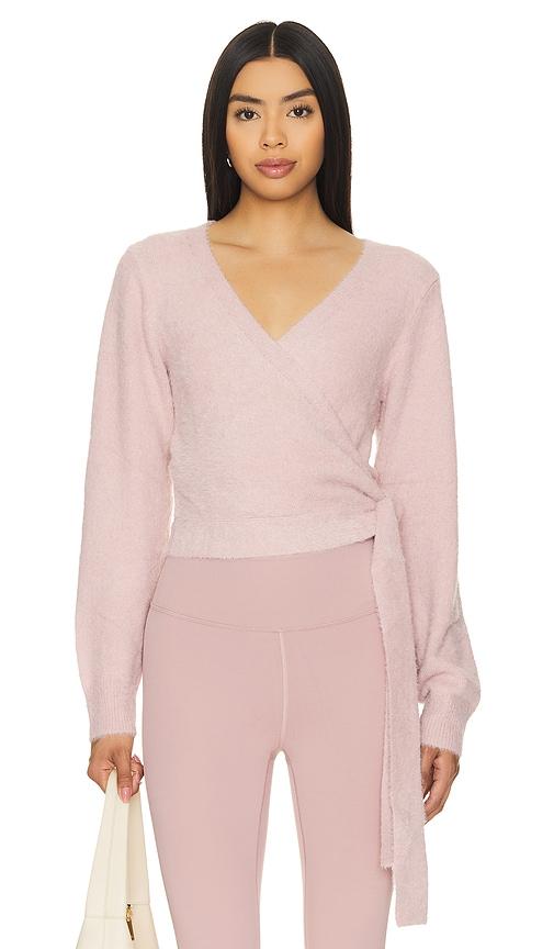 Nubyen Thriving Wrap Top in Pink by NUBYEN