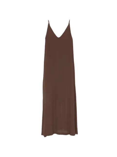 V-neck slip maxi dress by NUDE:MASAHIKO MARUYAMA