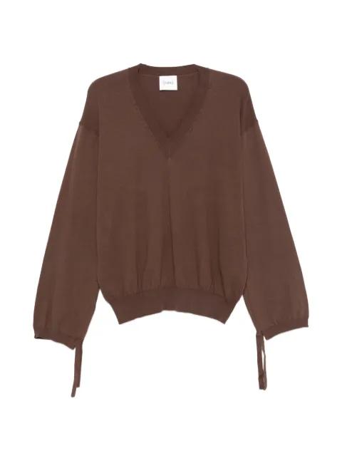 V-neck sweater by NUDE:MASAHIKO MARUYAMA