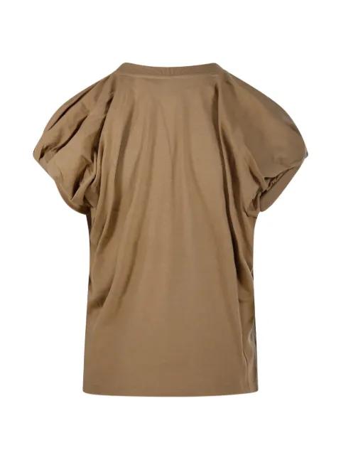 gathered T-shirt by NUDE:MASAHIKO MARUYAMA