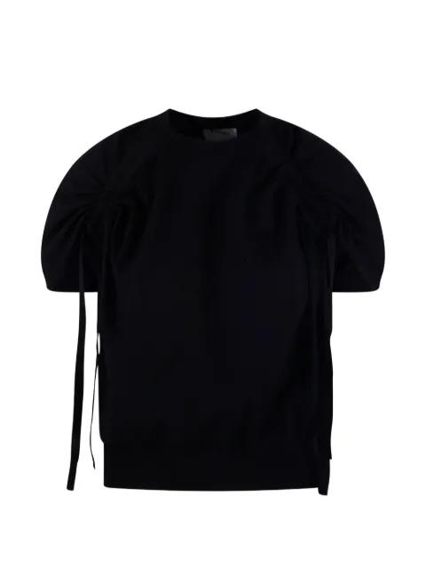 gathered-sleeve T-shirt by NUDE:MASAHIKO MARUYAMA